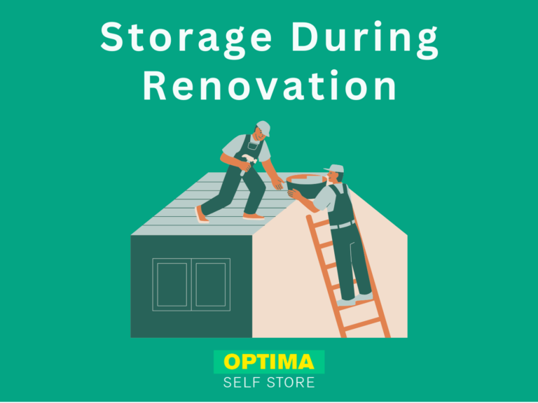 Using self storage during renovation work